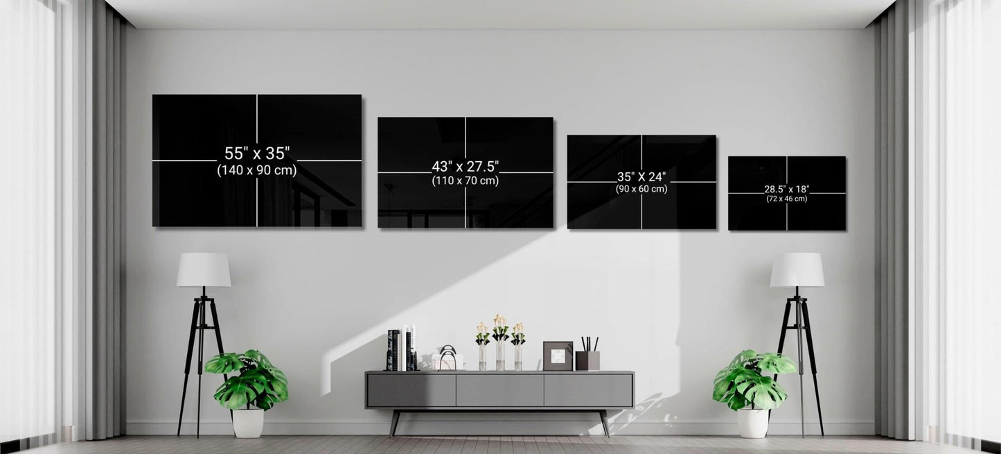 Abstract Reflection Glass Wall Art Daughter - Ever Trendy Essentials