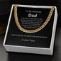 To My Amazing Dad I Cuban Link Chain I Father's Day - Ever Trendy Essentials