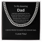 To My Amazing Dad I Cuban Link Chain I Father's Day - Ever Trendy Essentials