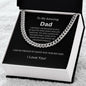 To My Amazing Dad I Cuban Link Chain I Father's Day - Ever Trendy Essentials