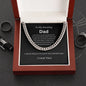 To My Amazing Dad I Cuban Link Chain I Father's Day - Ever Trendy Essentials