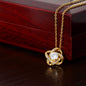 To My Wonderful Wife Silver Love Knot Necklace