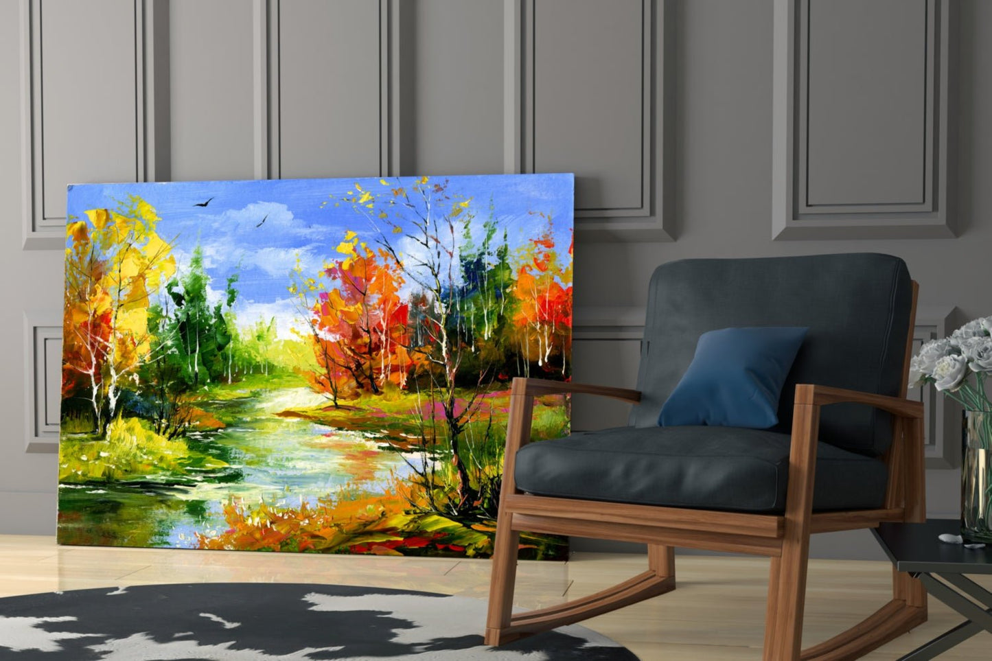 Colorful Autumn Glass Wall Art Daughter - Ever Trendy Essentials