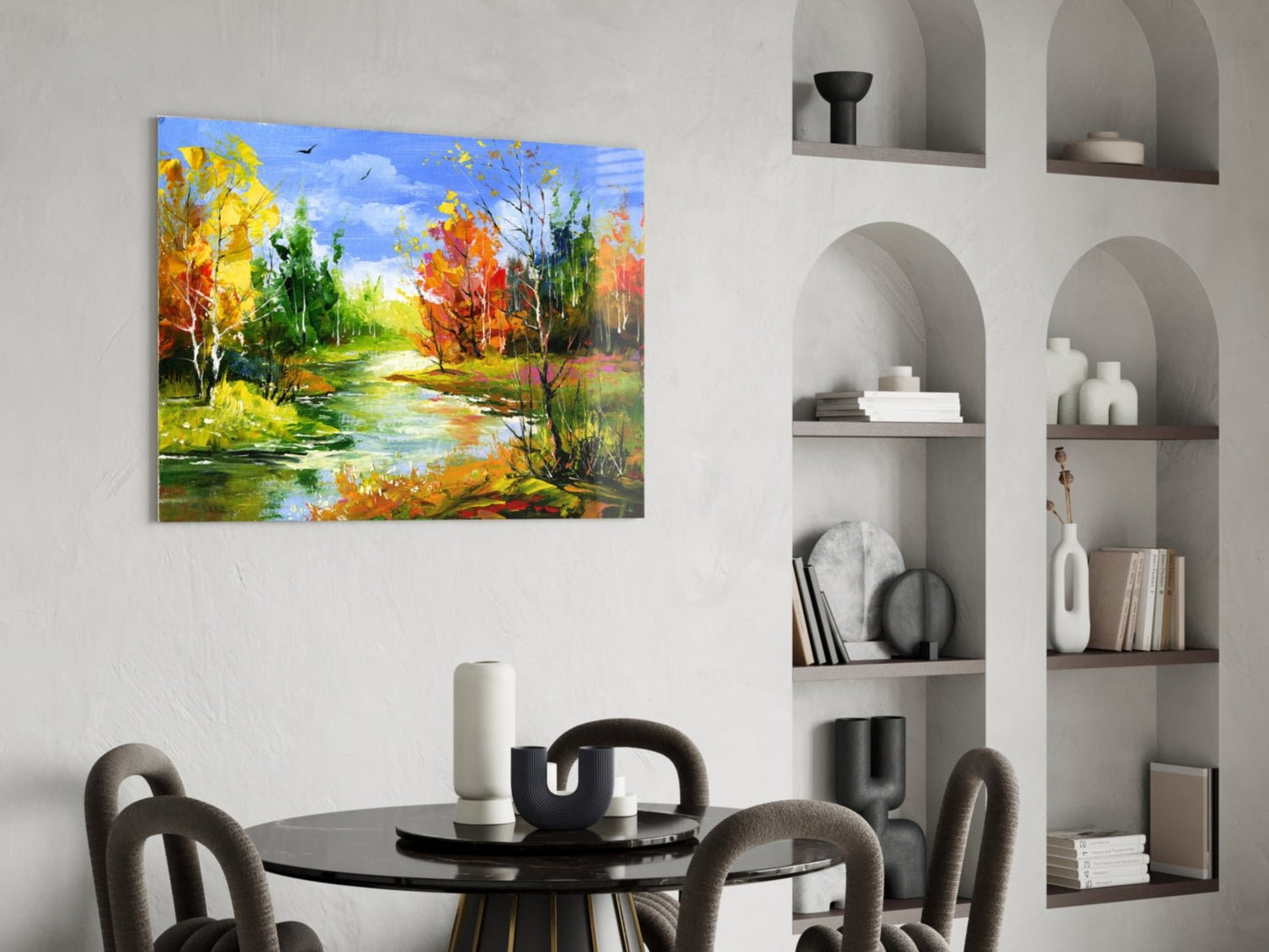 Colorful Autumn Glass Wall Art Daughter - Ever Trendy Essentials