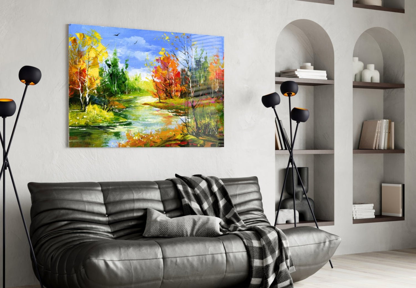 Colorful Autumn Glass Wall Art Daughter - Ever Trendy Essentials