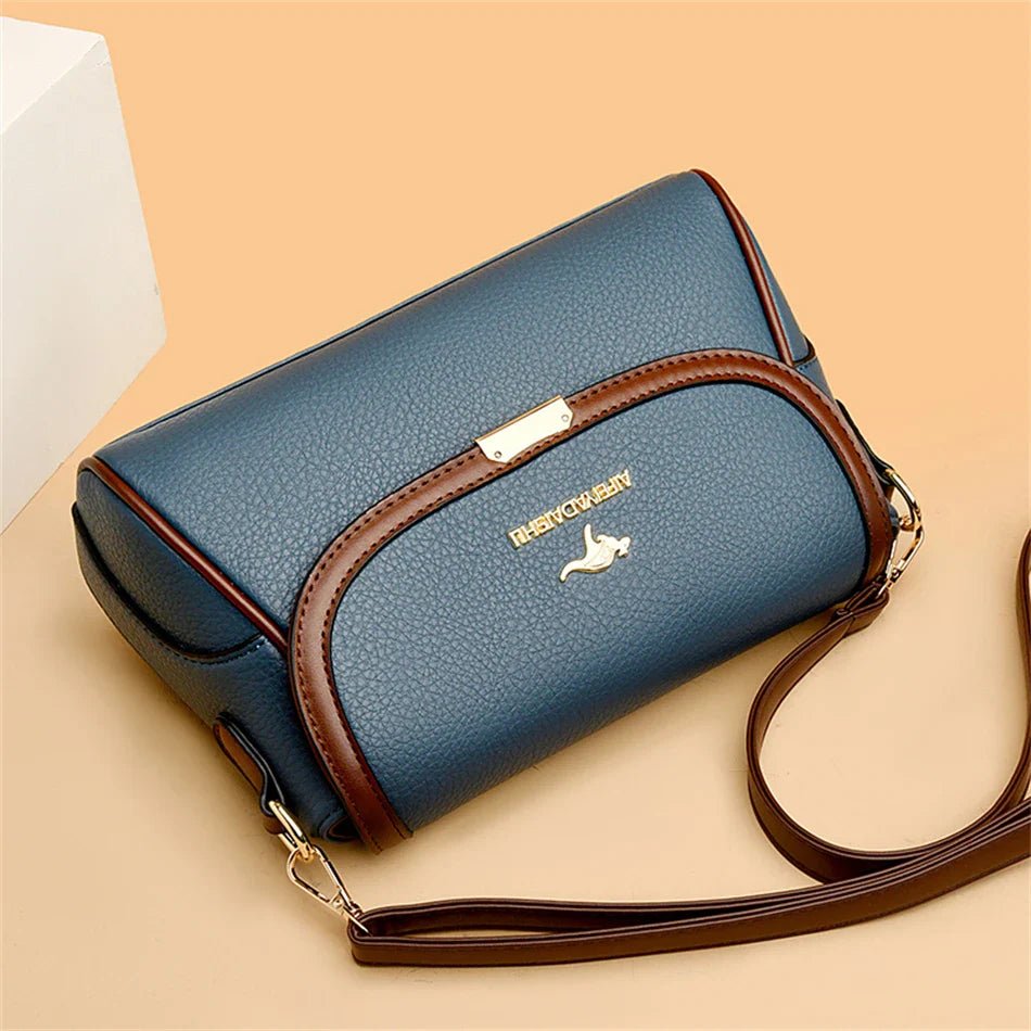 Daughter Solid Color High - Quality Leather Small Shoulder Bags | New Messenger Bags with Strap & Designer Crossbody Bag (Sac à Main) - Ever Trendy Essentials
