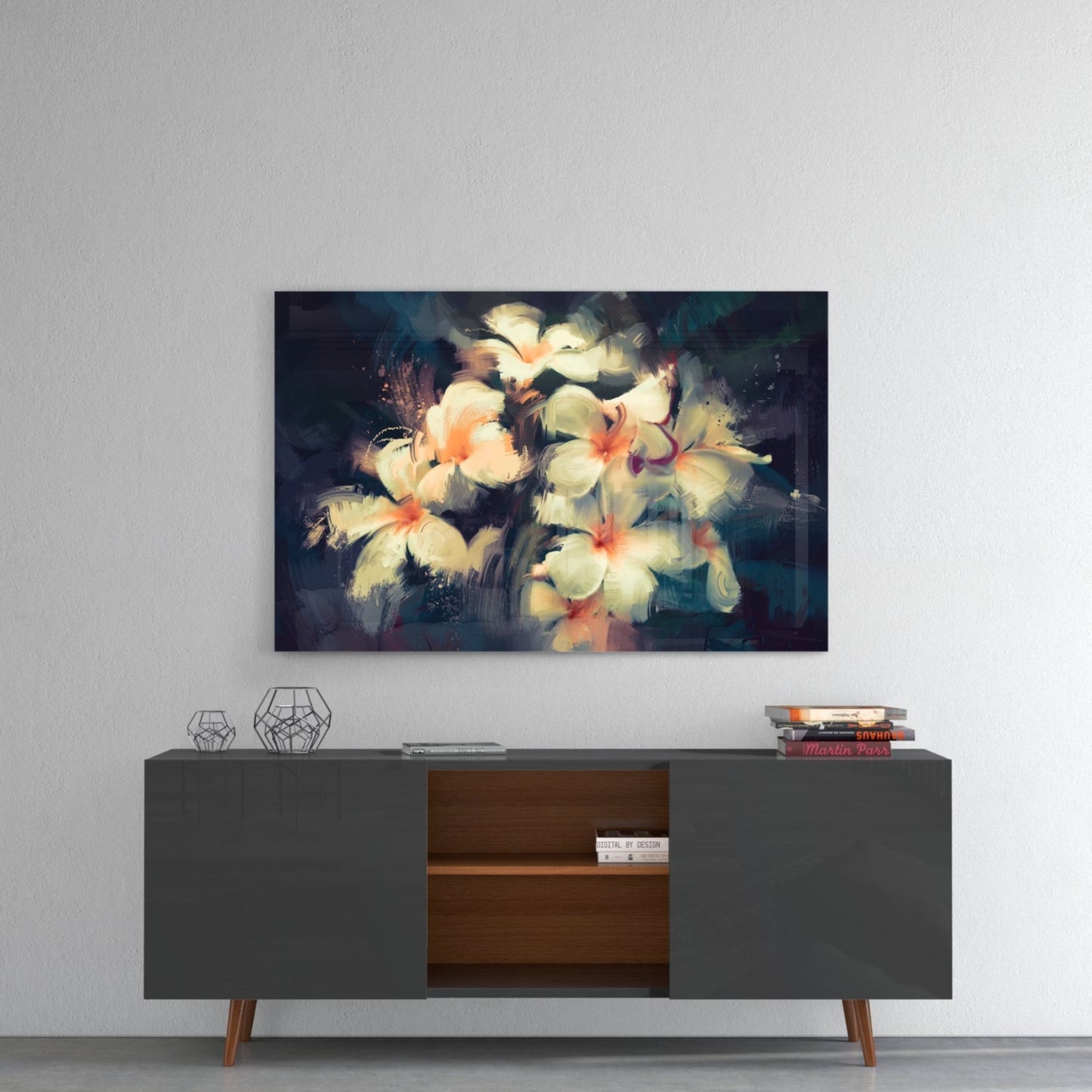 Flowers Glass Wall Art Daughter - Ever Trendy Essentials