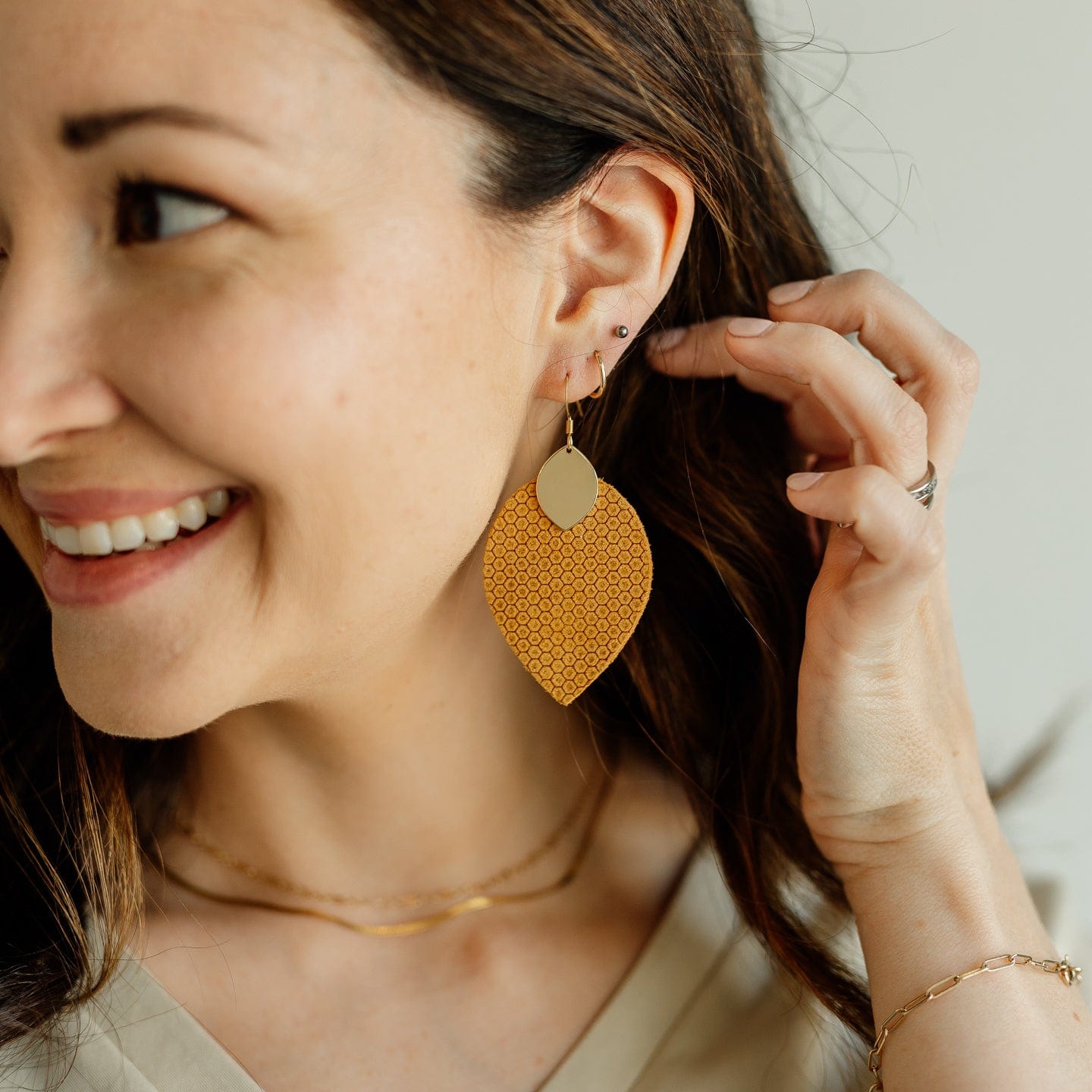 Honey Mustard Cora Earrings - Ever Trendy Essentials