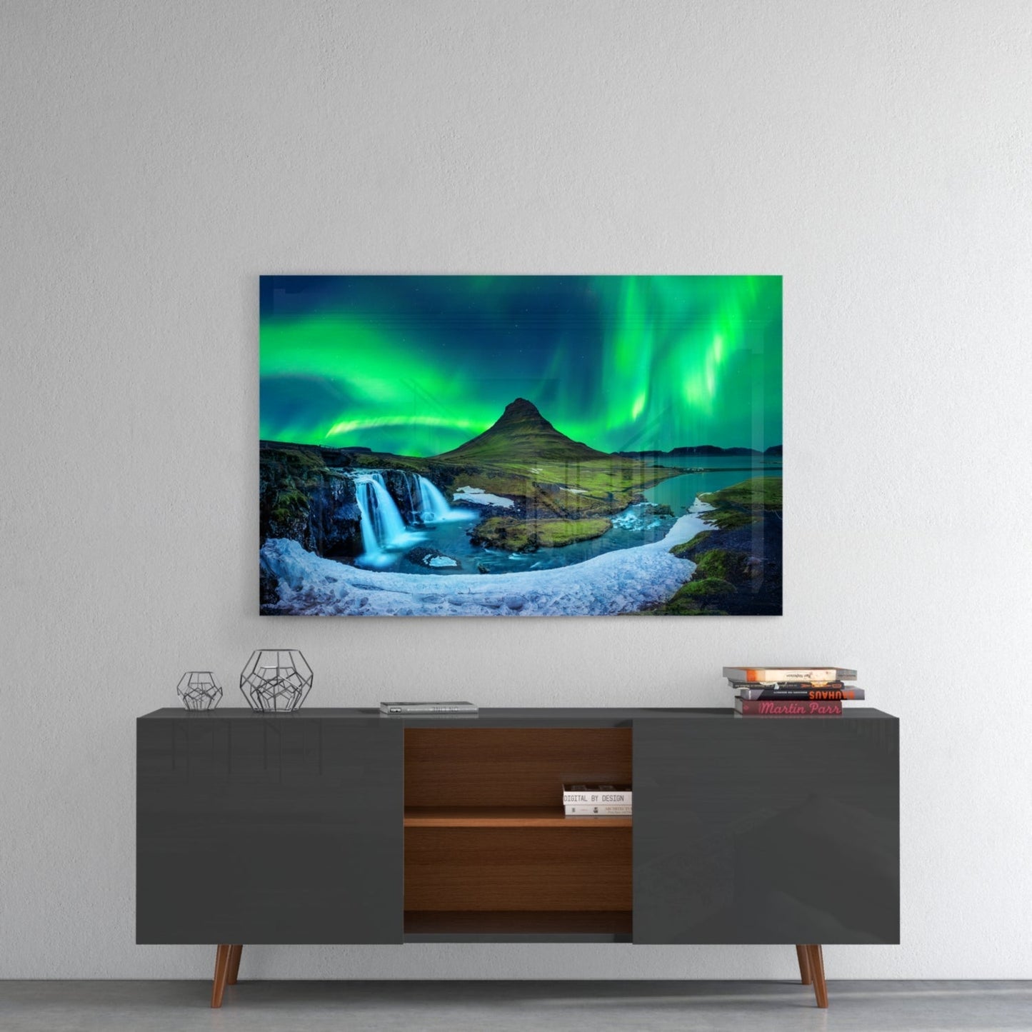 Northern Lights Glass Wall Art Daughter - Ever Trendy Essentials