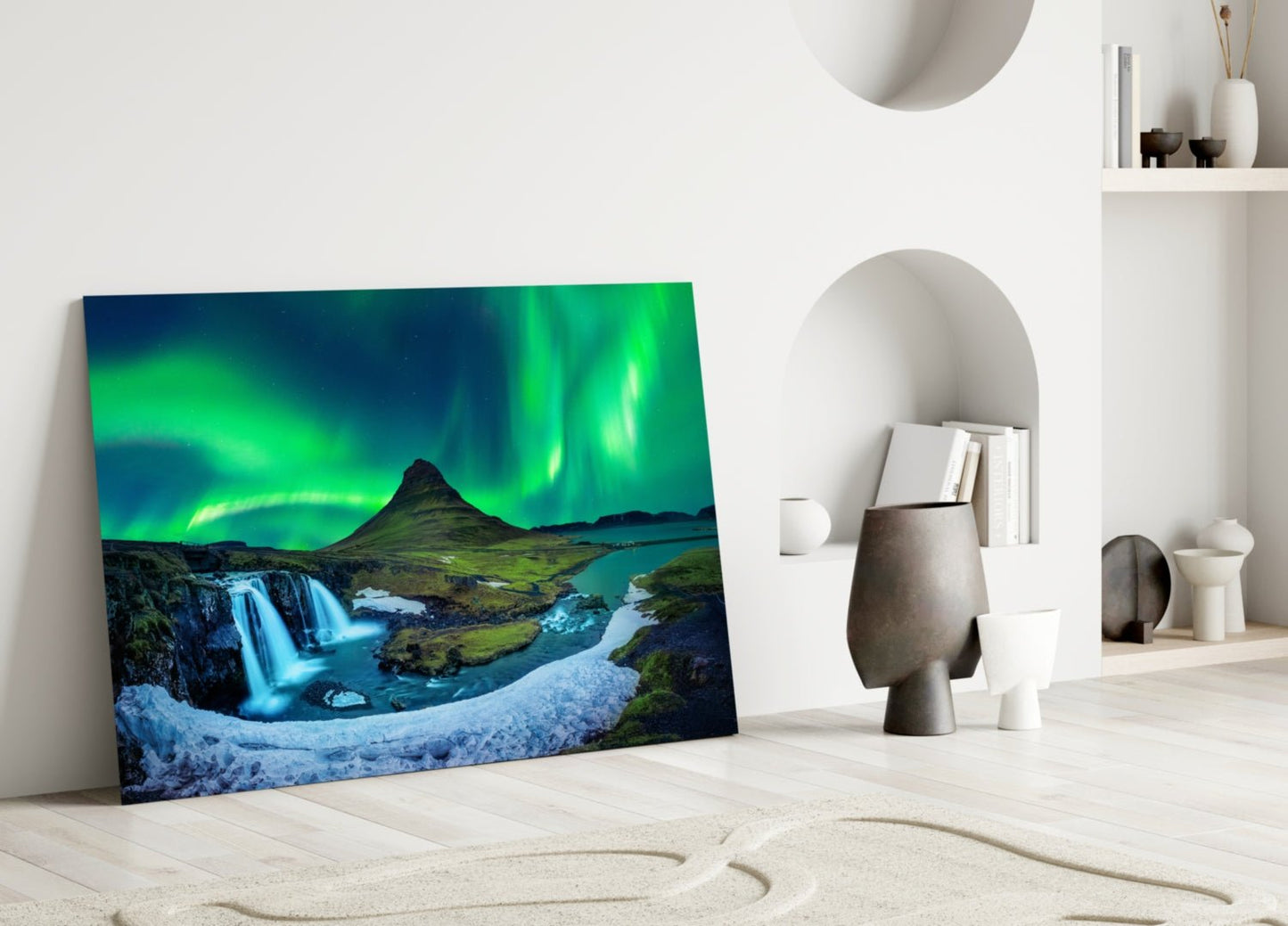 Northern Lights Glass Wall Art Daughter - Ever Trendy Essentials