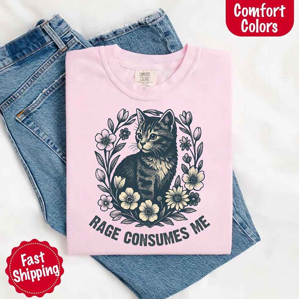 Rage Consumes Me Comfort Colors Shirt – Funny Meme Tee - Ever Trendy Essentials