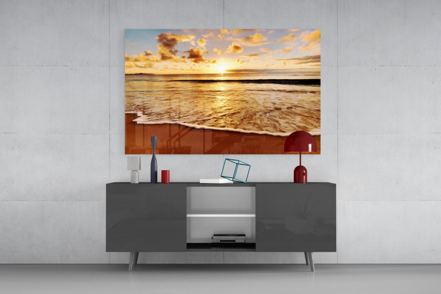 Sunset Glass Wall Art Daughter - Ever Trendy Essentials