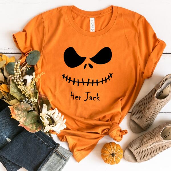 The Jack & The Sally Couples Halloween Tee - Ever Trendy Essentials