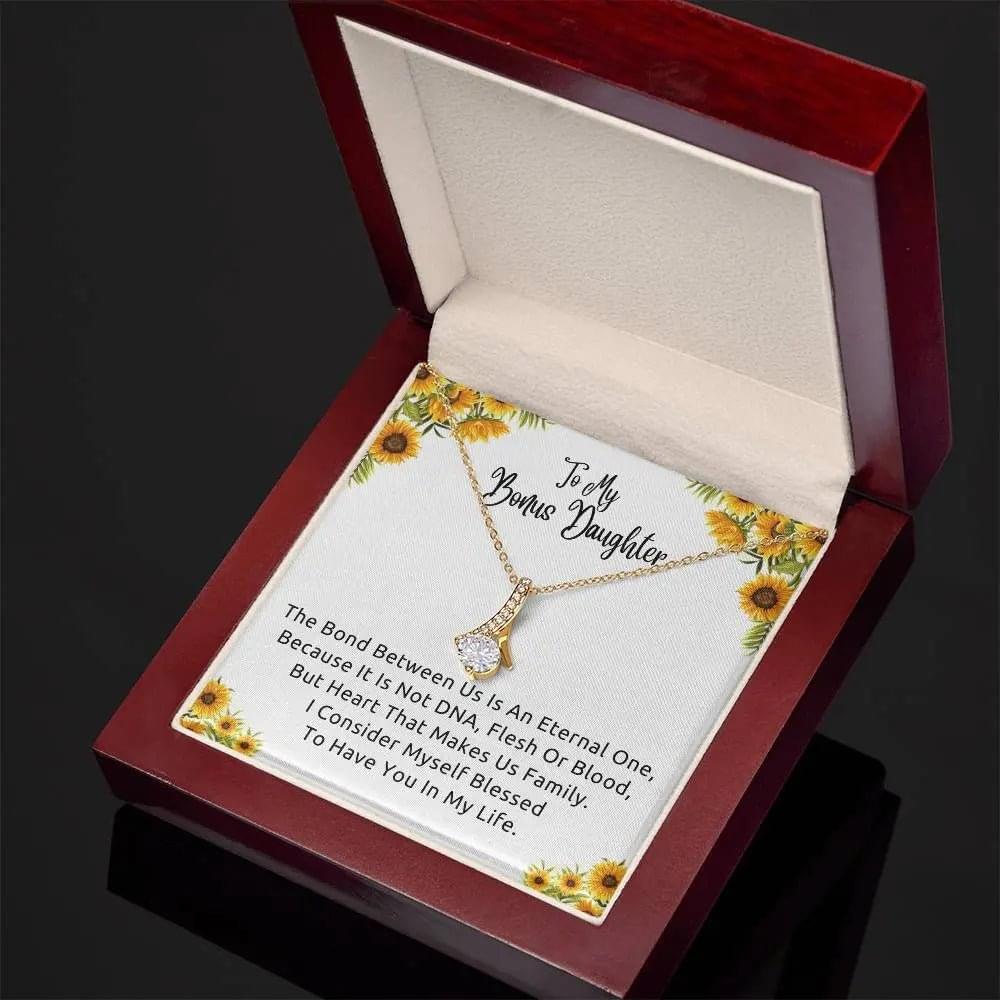 Bonus Daughter Necklace - Step Daughter Gift - Ever Trendy Essentials