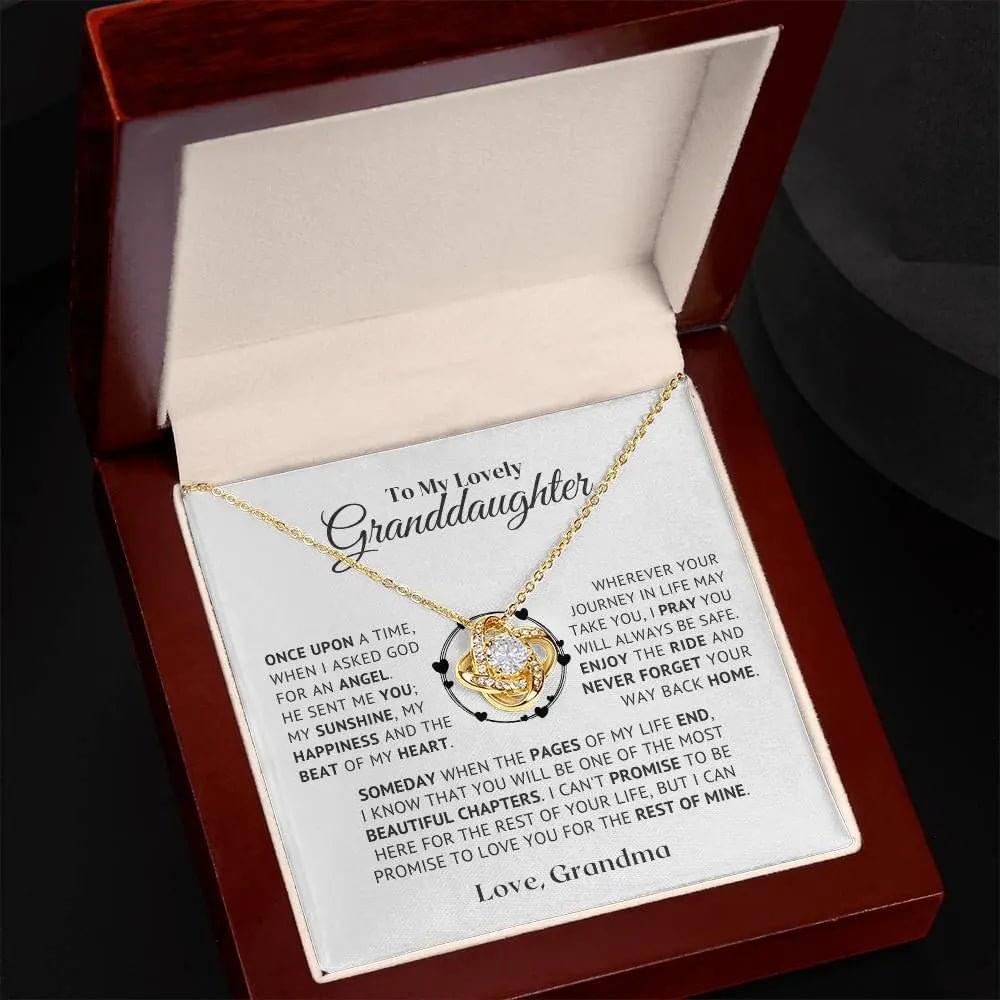 to my lovely granddaughter necklace from grandmom - Ever Trendy Essentials