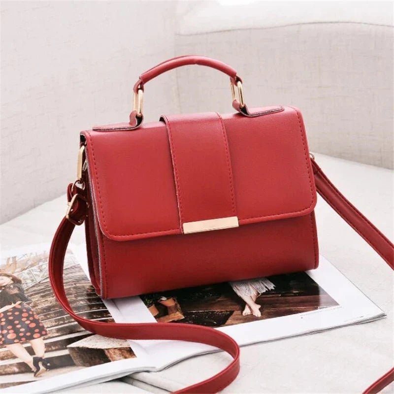 Women's Fashion PU Leather Shoulder Bag | Small Flap Crossbody Handbags & Top Handle Messenger Bags (High - Quality Luxury Ladies Hand Bag) - Ever Trendy Essentials