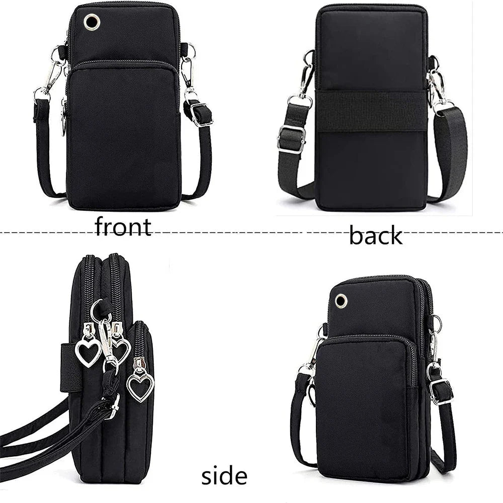 Women's Handbags Black Explosive Coffee Cat Messenger Bags | Female Cartoon Shoulder Bag Purse (Fashion Mobile Phone Crossbody Bags) - Ever Trendy Essentials