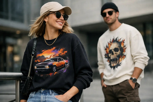 How to Wear Graphic Sweatshirts With Style