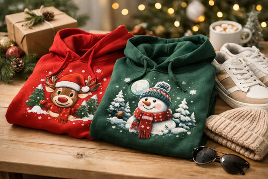 How to Shop Holiday Graphic Hoodies With Style