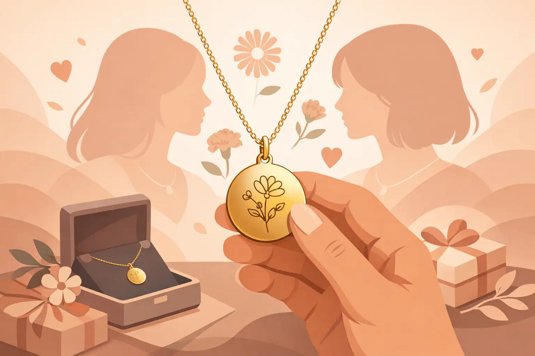 Why a Birth Flower Necklace Gift Feels So Personal