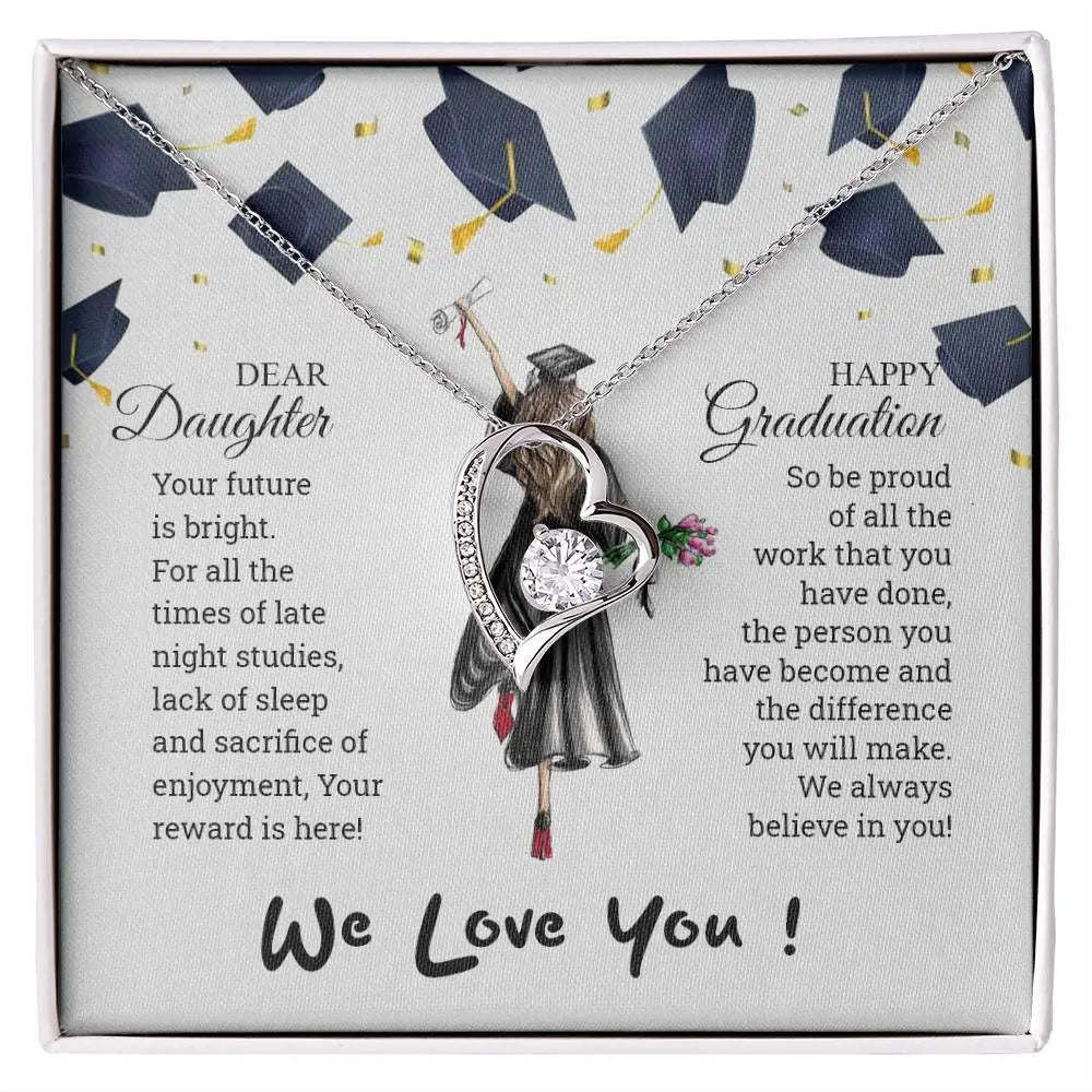 Necklace From Dad to Daughter I To My Daughter | I Love You - Birth Necklace