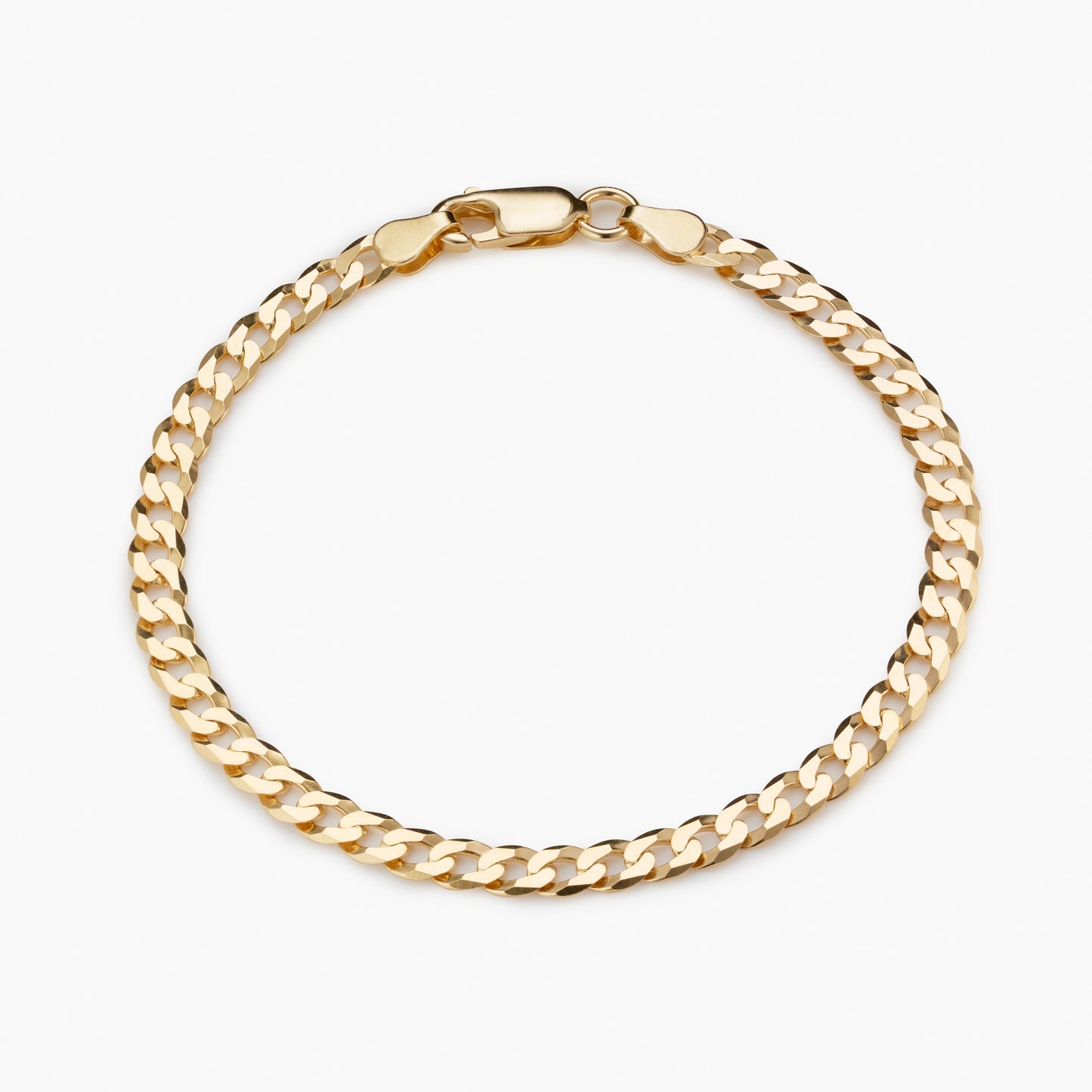 4mm Flat Cuban Bracelet