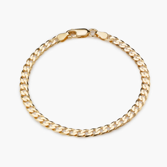 4mm Flat Cuban Bracelet