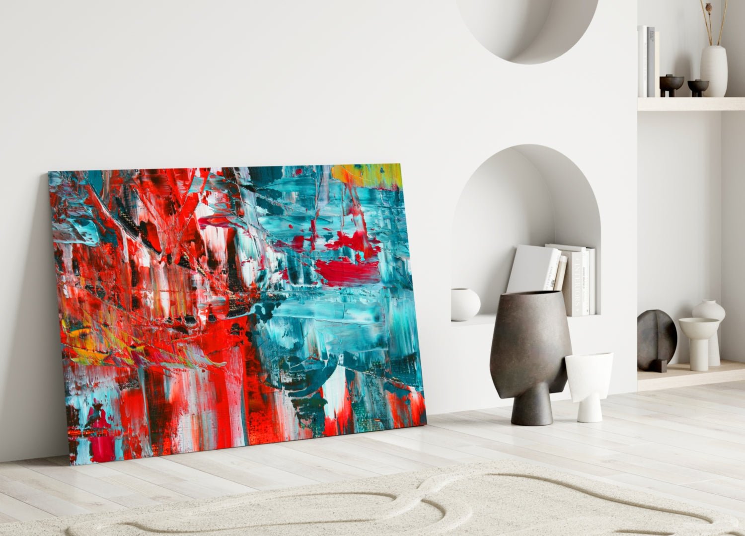 Abstract Reflection Glass Wall Art Daughter - Ever Trendy Essentials