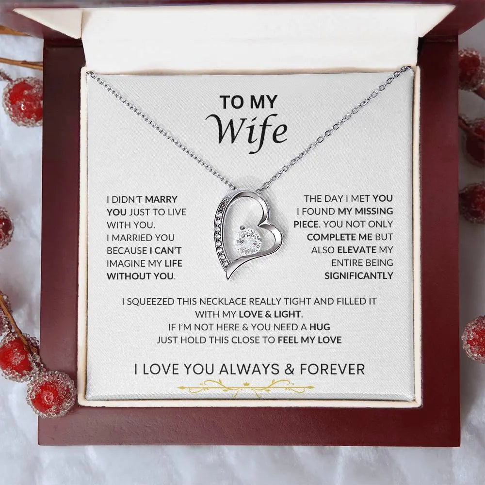 To My Wife I Love Necklace I Mother's Day Gift - Ever Trendy Essentials