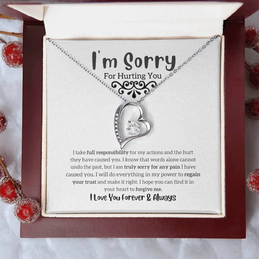 I'm Sorry For Hurting you - Forever Love Necklace - Ever Trendy Essentials