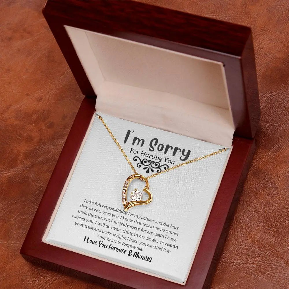 I'm Sorry For Hurting you - Forever Love Necklace - Ever Trendy Essentials