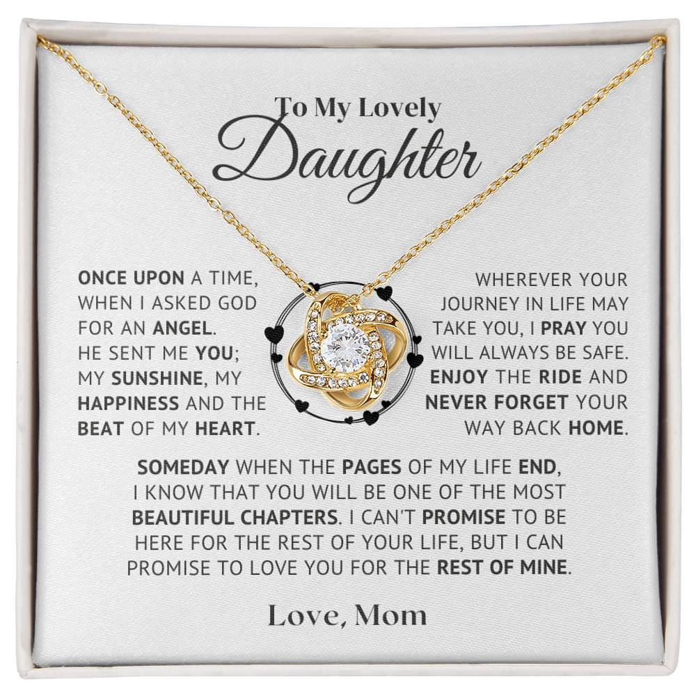 to my daughter necklace from mom 