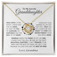 to my lovely granddaughter necklace from grandmom 