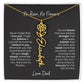 To My Daughter - Love Dad - A Beautiful and Meaningful Gift Set 