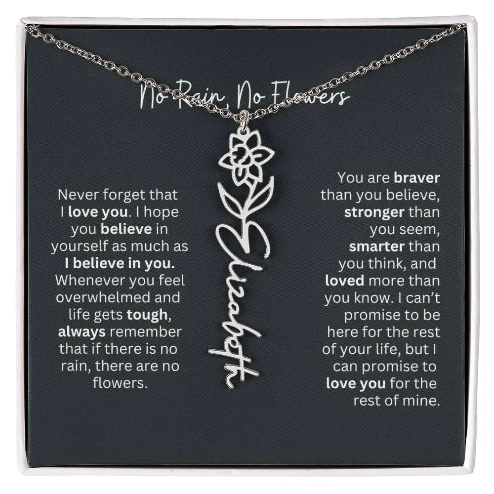 Gold Flower Necklace 