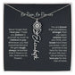 To My Daughter Necklace From Dad - Ever Trendy Essentials