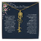 Birth Flower Necklace With Name I No Rain - No Flowers | Unique Jewelry for Daughter from Dad - Ever Trendy Essentials