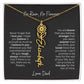 To My Daughter - Love Dad - A Beautiful and Meaningful Gift Set 