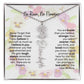 Birth Flower Necklace With Name I No Rain - No Flowers | Beautiful Gift for Aunt - Ever Trendy Essentials