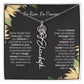 Birth Flower Necklace With Name I No Rain - No Flowers | Personalized Gift for Grandma - Ever Trendy Essentials