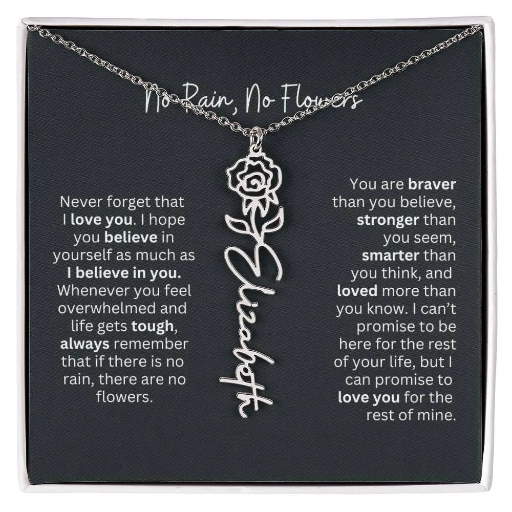 Gold Flower Necklace 