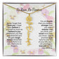 Birth Flower Necklace With Name I No Rain - No Flowers | Beautiful Gift for Aunt - Ever Trendy Essentials