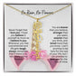 No Rain - No Flowers | Birth Necklace | Name Necklace | Enchanting Unicorn-Themed Jewelry Gift for Daughter, Wife, and Granddaughter - Ever Trendy Essentials