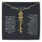 To My Daughter Necklace From Dad - Ever Trendy Essentials
