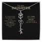 To My Daughter | I Love You - Birth Necklace - Ever Trendy Essentials