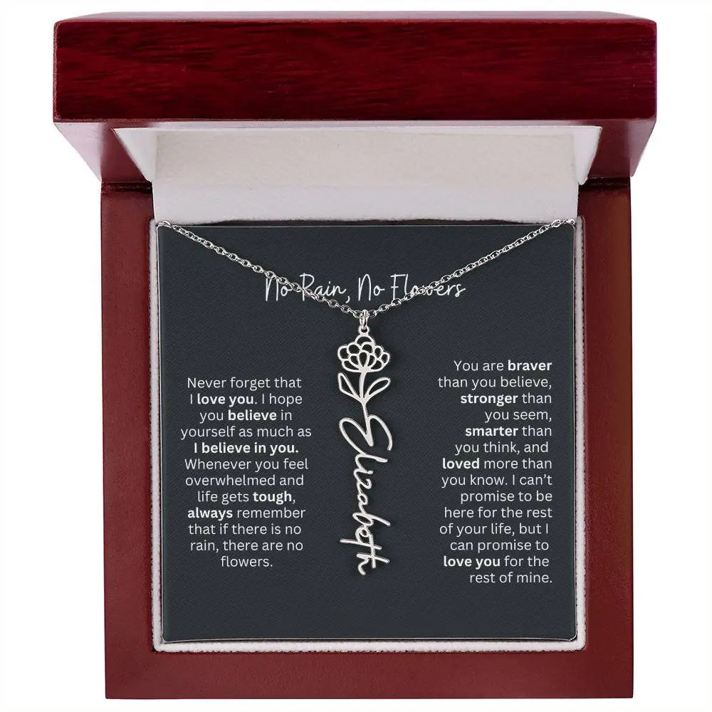 Gold Flower Necklace 