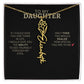 To My Daughter | I Love You - Birth Necklace - Ever Trendy Essentials