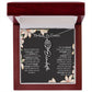To My Daughter Necklace I Birth Flower Necklace With Name I No Rain - No Flowers - Ever Trendy Essentials