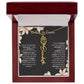 To My Daughter I Birth Flower Necklace With Name I No Rain - No Flowers - Ever Trendy Essentials