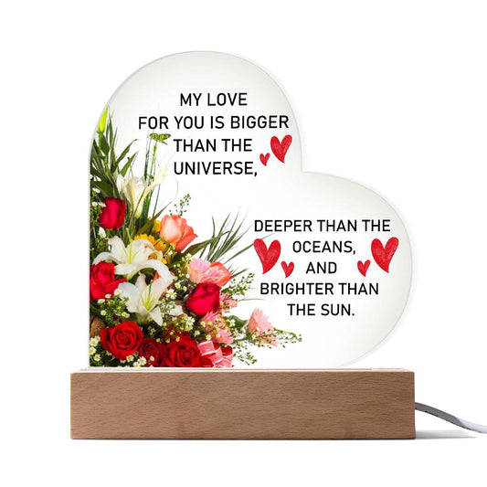 Heart Plaque I To My Wife - Ever Trendy Essentials